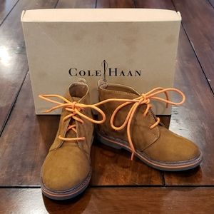 Cole Haan Toddler 8 Tan Lil Carlton Boots - New